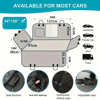 Housse de siège auto - TribuHamac imperméable pour chien - TribupetsTaille uniqueHousse de siège auto - TribuHamac imperméable pour chien