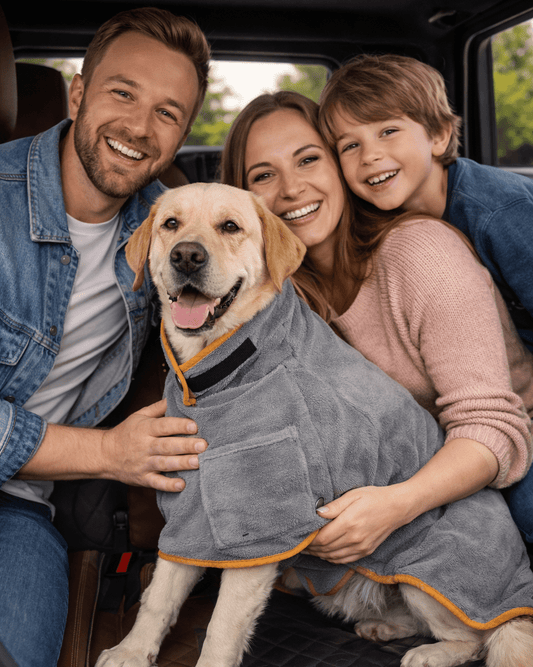 Peignoir de bain absorbant pour chien et chat – Séchage rapide - TribupetsXSGRAYPeignoir de bain absorbant pour chien et chat – Séchage rapide