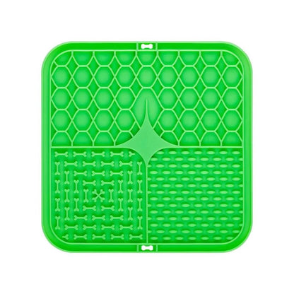 Pet Lick Silicone Mat for Dogs Pet Slow Food Plate Dog Bathing Distraction Silicone Dog Sucker Food Training Dog Feeder Supplies - TribupetsVertPet Lick Silicone Mat for Dogs Pet Slow Food Plate Dog Bathing Distraction Silicone Dog Sucker Food Training Dog Feeder Supplies